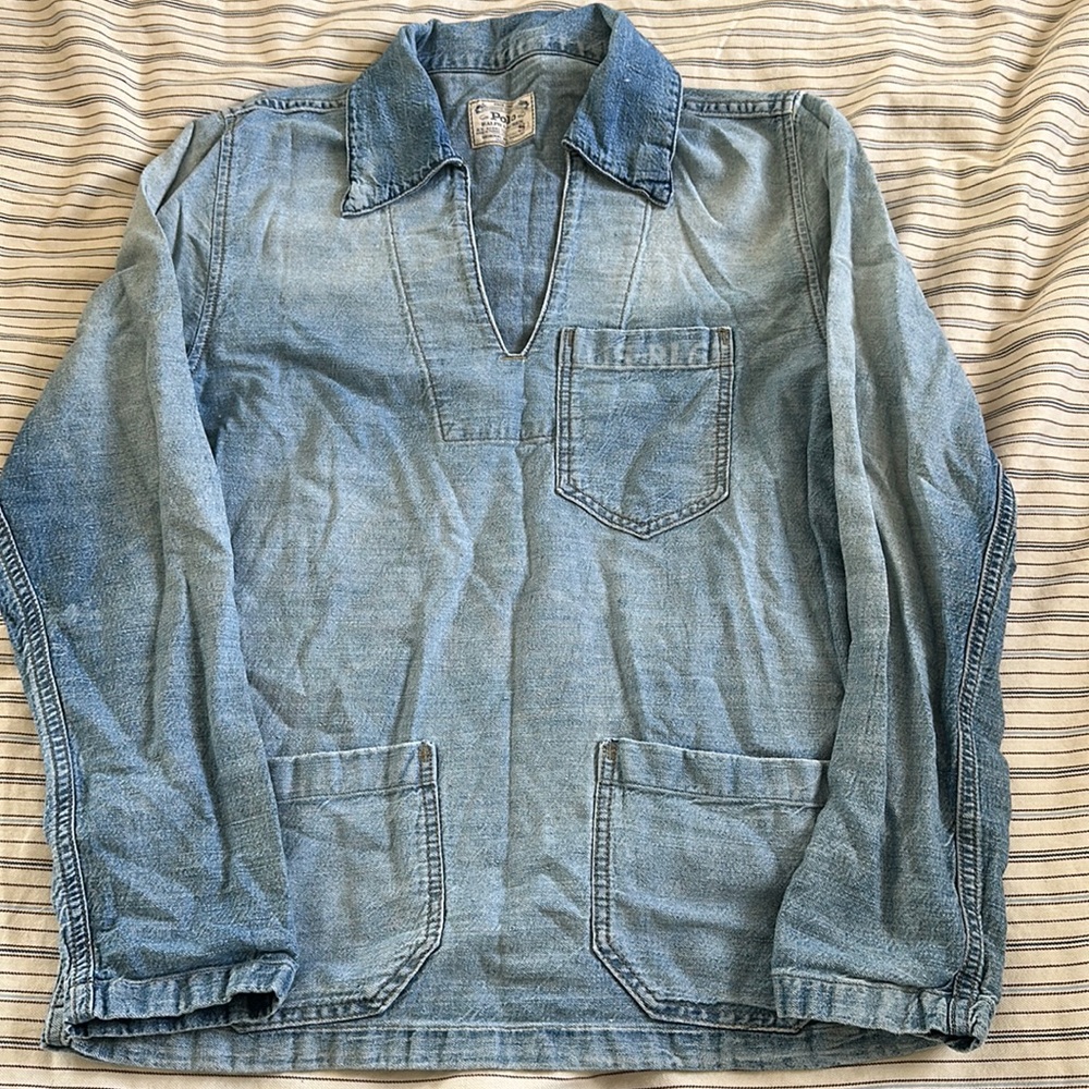 Polo lightweight chambray sailor top